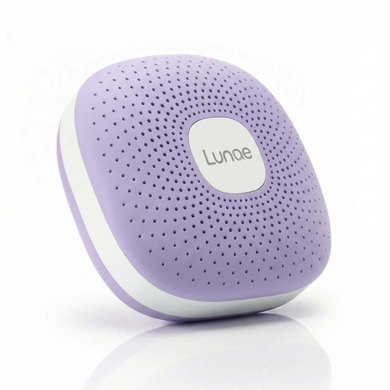 Lunae White Noise apparaat in lavendelpaars