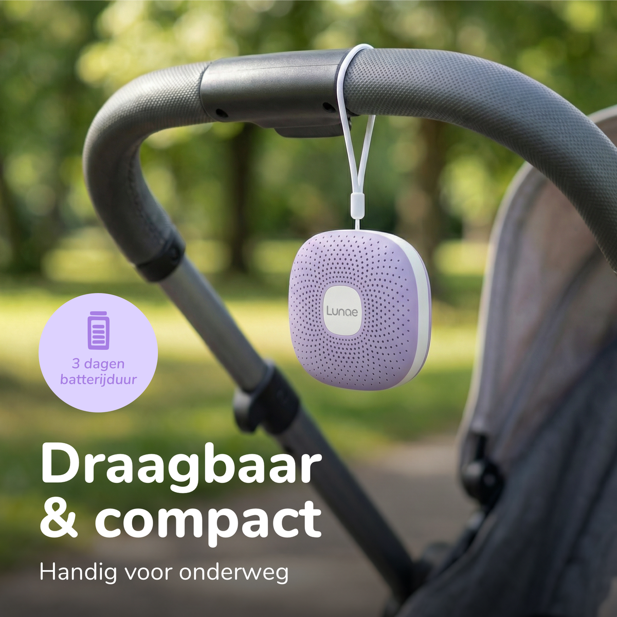 White Noise apparaat - Lavendel Paars